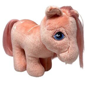 Hasbro Softies My Little Pony Cotton Candy Pink MLP 9 Inch Plush Vintage 80s Toy